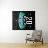 20周年結婚記念日 | 家族へのプレゼントタペストリー タペストリー (インサイチュ(横))