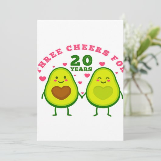 20周年結婚|夫の贈り物 (スタンド正面)