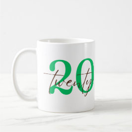 20周年記念のカスタマイズ コーヒーマグカップ