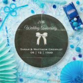 20周年記念エメ結婚ラルドグリーンプレート ペーパープレート (パーティー)