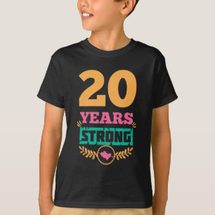 20周年記念ギフトアイディア20年強T-s Tシャツ