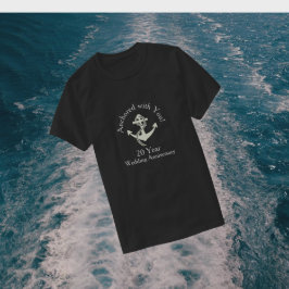 20周年記念クルーズ グレー 名入れ カップルギフト Tシャツ