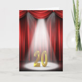 20周年記念スポットライトおめでとうございます カード (正面)