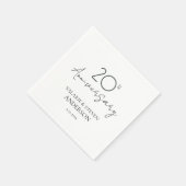 20周年記念ナプキミニマルンス スタンダードカクテルナプキン (角)