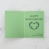 20周年記念ラブフォーエバー写真テンプレート カード (内部)