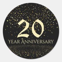 20周年記念封筒用シール