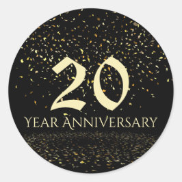 20周年記念封筒用シール ラウンドシール