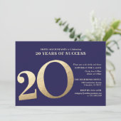 20周年記念式典のご案内 招待状 (スタンド正面)