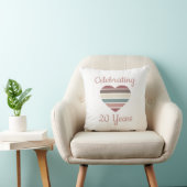 20周年記念日を祝う クッション (椅子)