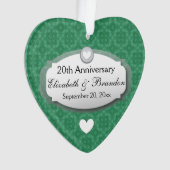 20周年記念結婚ダイヤモンドZ07 オーナメント (正面)