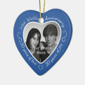 20周年記念結婚写真 セラミックオーナメント (左)