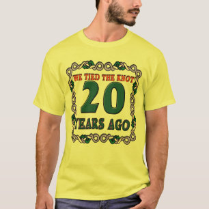 20周年記念結婚贈り Tシャツ