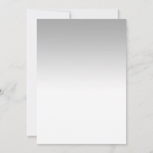 20周年記念結婚 – シルバーホワイト 招待状 (裏面)