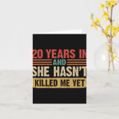 20周年記念20年で彼女はKiに#39ない(&T) カード (黄色い花)