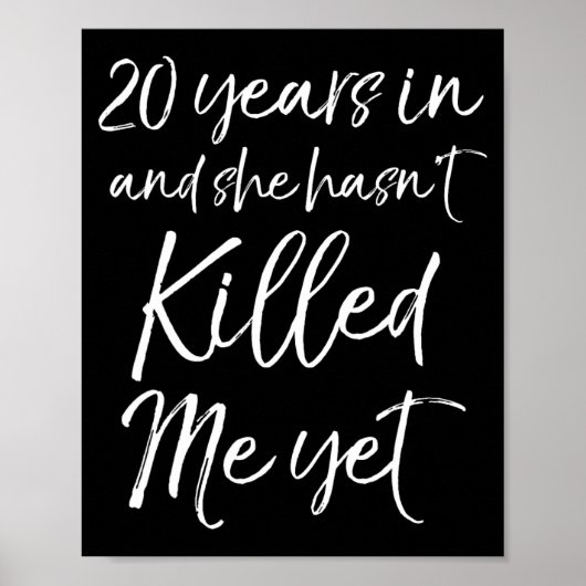 20周年記念20年で彼女はKiに#39ない(&T) ポスター (正面)