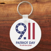 20周年記念9/11 NeveForget Tシャツ キーホルダー (正面)