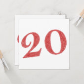 20周年記念 カード (正面/裏面インサイチュ)