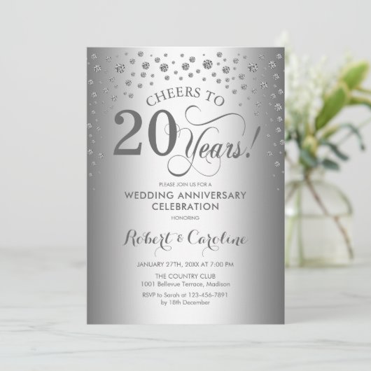 20周年記念 - シルバー 招待状 (スタンド正面)