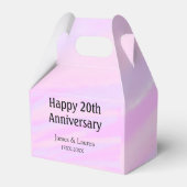 20周年記念 パステルピンクパープル 名前入り フェイバーボックス (裏面サイド)