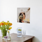 20周年記念 - 結婚記念日 フォイル写真 箔ポスター (レイダウン (キッチン))