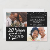 20周年記念 20年間の愛の軌跡 招待状 (正面)
