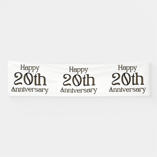 20周年記念 2.5x10 ヴィニール バナー おめでとう 横断幕 (横)