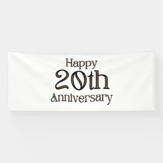 20周年記念 4x10 ヴィニール バナー おめでとう 横断幕