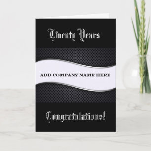 20周年記念 – B/Wグラフィックウェーブ カード