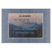 20周年調整のパーソナライズおめでとう カッティングボード (正面)