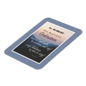 20周年調整のパーソナライズおめでとう マグネット (左側)