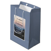 20周年調整のパーソナライズおめでとう ミディアムペーパーバッグ (裏面アングル)