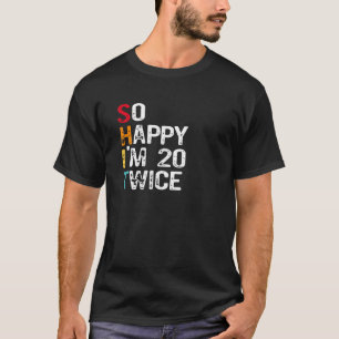 20回40年代の皮肉を言って嬉しい Tシャツ