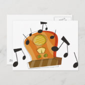 20威厳がある日、ナショナル・ラジオ・デイ ポストカード (正面/裏面)