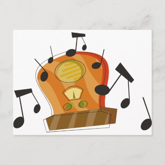 20威厳がある日、ナショナル・ラジオ・デイ ポストカード (正面)