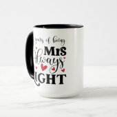 20年の結婚記念日 マグカップ (正面左)