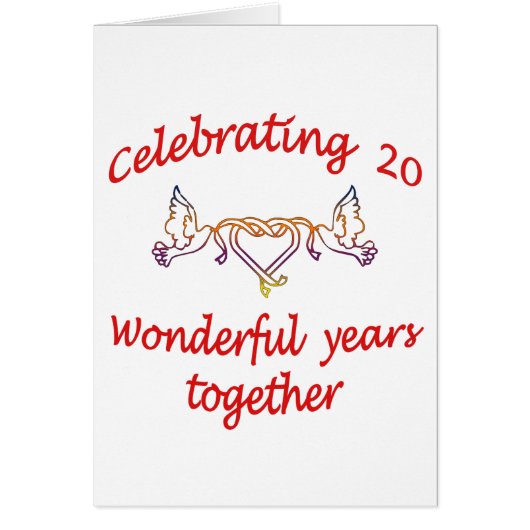 20年を祝って結婚して下さい (正面)