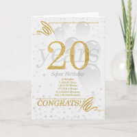 20年ソバー誕生日フェイク金ゴールドグリッター