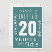 20年ソバ カード (正面)