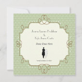 20年代のテーマの保存日付 セーブザデート (裏面)