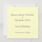 20年代のテーマの結婚式の保存日付 セーブザデート (裏面)