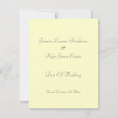 20年代のテーマの結婚式の保存日付 セーブザデート (裏面)