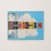 20年代のトーテムポール ジグソーパズル (横)