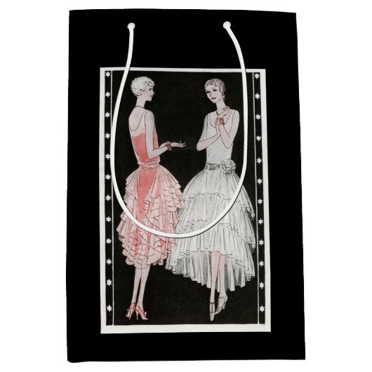 20年代のフラッパーのファッション ミディアムペーパーバッグ (正面)