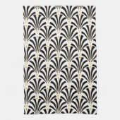 20年代のヴィンテージのアールデコファン キッチンタオル (縦)