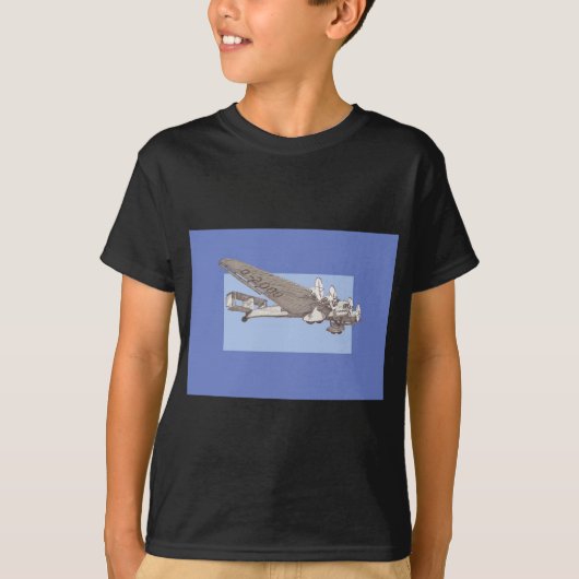 20年代の定期旅客機のぽんこつ自動車G-38 Tシャツ (正面)