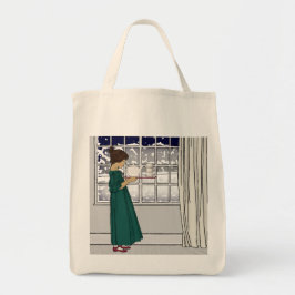20年代の茶女の子(食料雑貨) Totebag トートバッグ