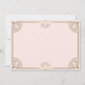 20年代アフリカ系アメリカ人結婚の記念日を祝う 招待状 (裏面)