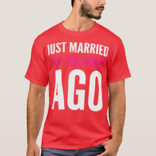 20年前に幸せな結婚記念日の贈り物 Tシャツ