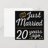 20年前に結婚しました II 招待状 (正面/裏面)