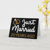 20年前に結婚しました IV カード (黄色い花)